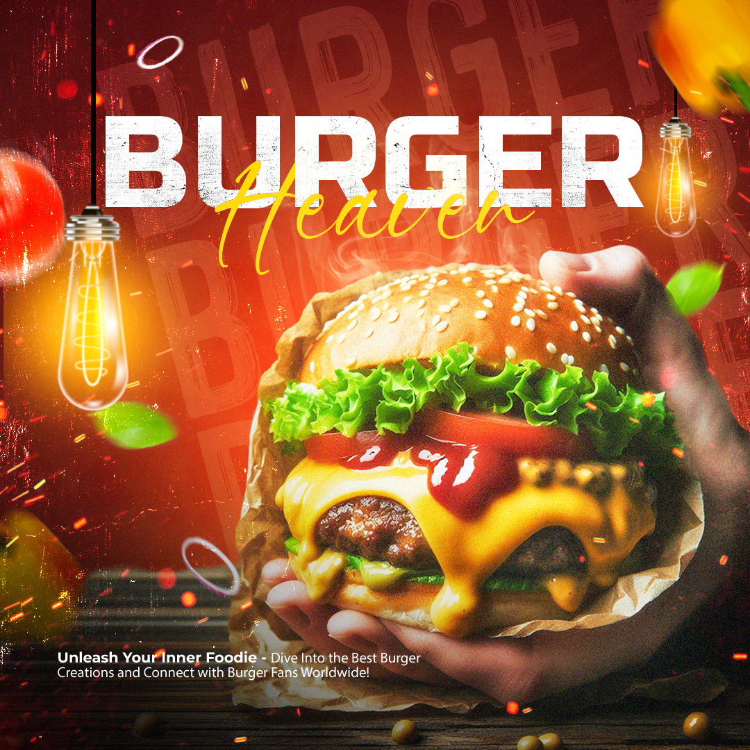Burger Ads Design