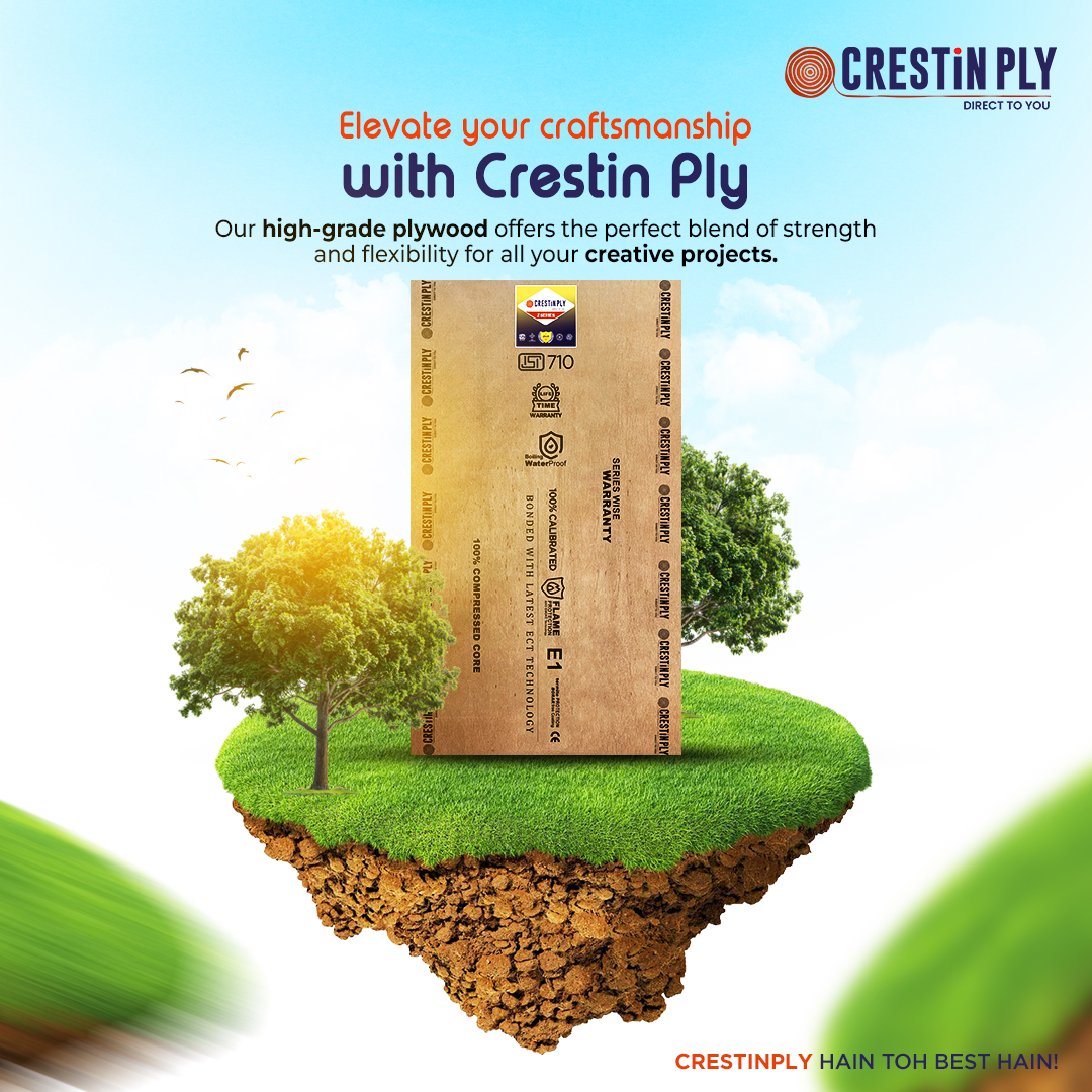 Elevate your craftsmanship with Crestin Ply Our high-grade plywood offers the perfect blend of strength and flexibility for all your creative projects 13.9.24